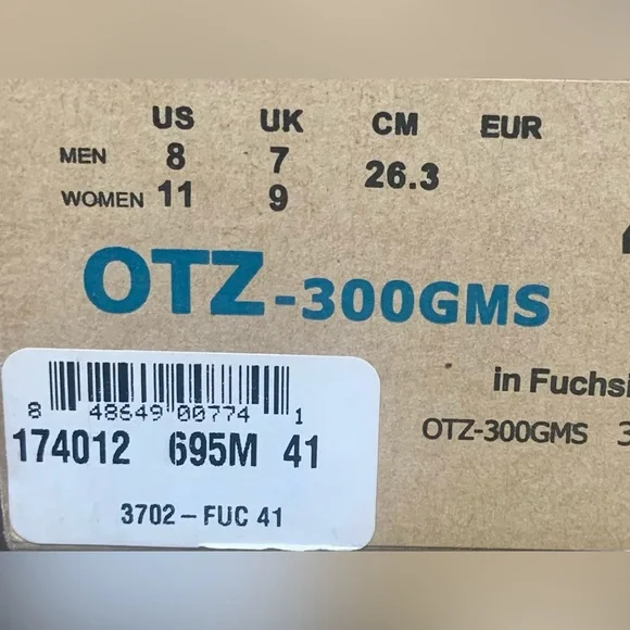 🔥NEW OTZ 300GMS UNISEX LINEN Shoes in Fuchsia (pink) NWT - Picture 10 of 16